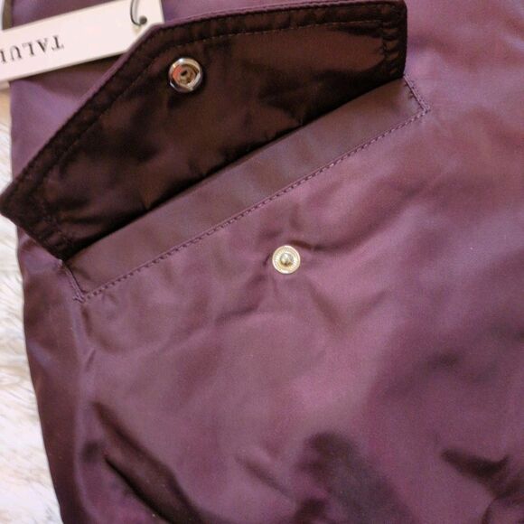 NWT Aritzia Talula Womens S Whitby Bomber Jacket Purple Military Full Zip Coat - Picture 13 of 14